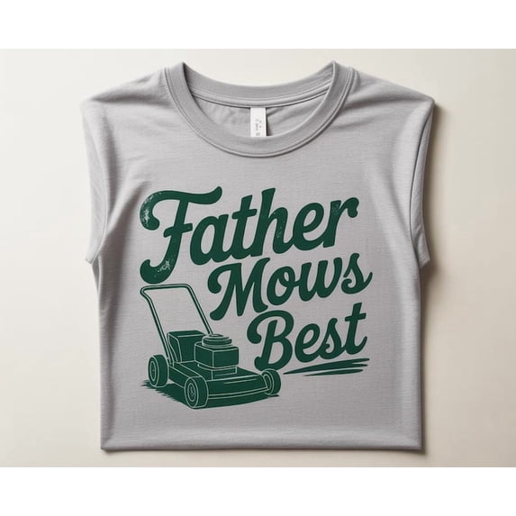 Father Mows Best Shirt, Funny Lawn Mowing Dad Shirt, Father’s Day Gift Idea, Dad T-Shirt, Gift for Dad, Yard Work T-Shirt for Dad TH290521