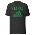thumbnail image 1 of Father Mows Best Shirt, Unisex, Funny Lawn Care Shirt, Dad Mowing Shirt, Funny Father's Day Shirt, Funny Lawncare Shirt, Green Lawn Shirt (Dark Grey Heather, XL), 1 of 1