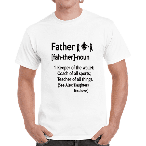 Father Noun Novelty Tee Super Hero Looney Saint Dad Shirt A Great Gift T Shirt