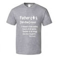 thumbnail image 1 of Father Noun Novelty Tee Super Hero Teacher Coach Dad Shirt A Great Gift T Shirt, 1 of 1