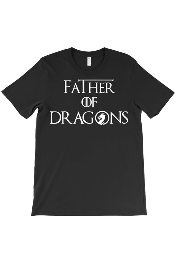 Father Of Dragons Funny Father's Day Best Gift For Dad Graphic T-Shirt - Eco-friendly InkPerfect for Any Occasion G3034, Up to 5XL
