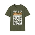 thumbnail image 1 of Father Of The Bride Scan For Payment Funny Wedding Art Unisex T-Shirt, 1 of 6