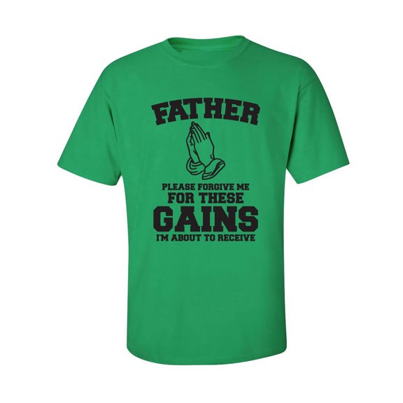 Father Please Forgive Me Adult Short Sleeve T-shirt
