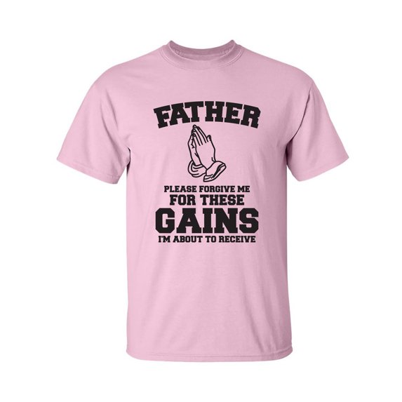 Father Please Forgive Me Adult Short Sleeve T-shirt
