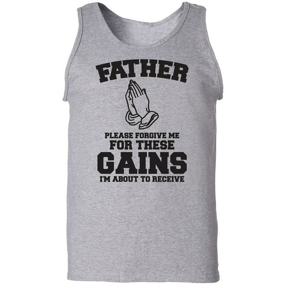 Father Please Forgive Me Adult Tank Top