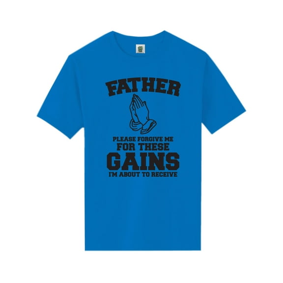 Father Please Forgive Me Short Sleeve Neon T-Shirt