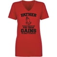 thumbnail image 1 of Father Please Forgive Me Womens V-Neck T-Shirt, 1 of 2