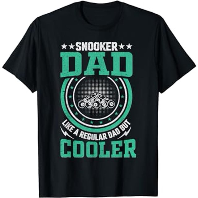 Father Pool - Snooker Dad like a Regular Dad but Cooler T-Shirt ...