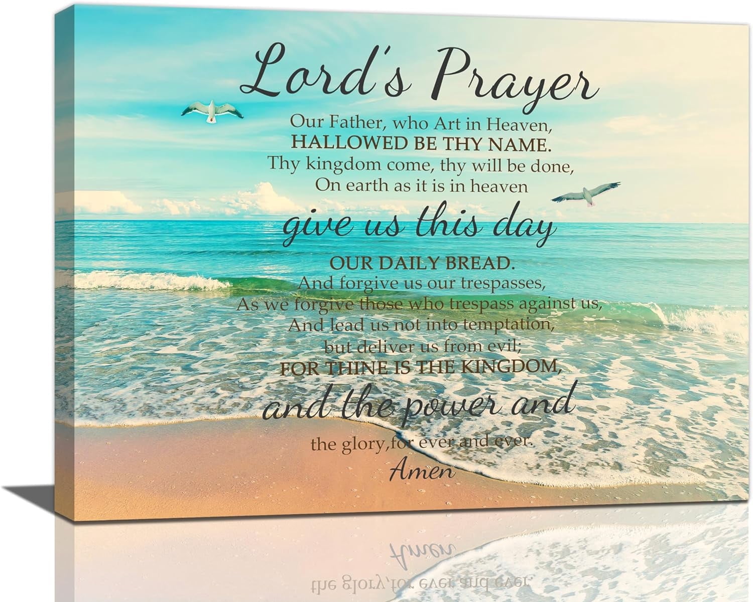 Our Father Prayer Wall Decor Christian Gifts The Lord''s Prayer Wall ...