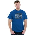 thumbnail image 1 of Father Proud and Noble Awesome Dad Men's Graphic T Shirt Tees Brisco Brands M, 1 of 6