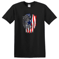 thumbnail image 1 of Father'S Day Cowboy Flag Football Dallas Fans Usa Black T-shirt, 1 of 5