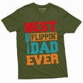 thumbnail image 1 of Father'S Day Dad Bbq Grilling Tee Shirt Daddy Father 4Th Of July Birthday Cook Gift Funny Tee Shirt (4X-Large Military Green), 1 of 6