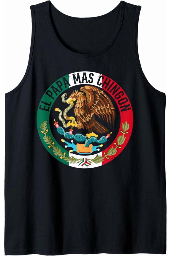 Father'S Day El Papa Mas Chingon Mexican Dad Spanish Tank Top Size S-3XL