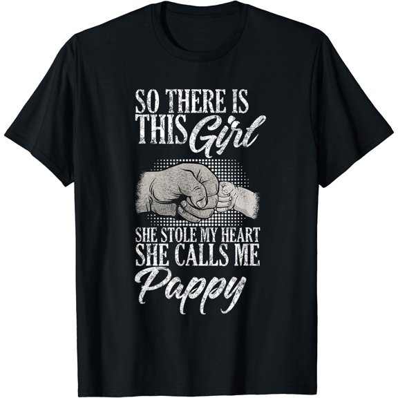 Father'S Day For Pappy From Daughter Girl To Grandpa T-Shirt, Unisex T-Shirt