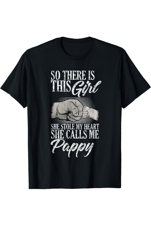 Father'S Day For Pappy From Daughter Girl To Grandpa T-Shirt, Unisex T-Shirt