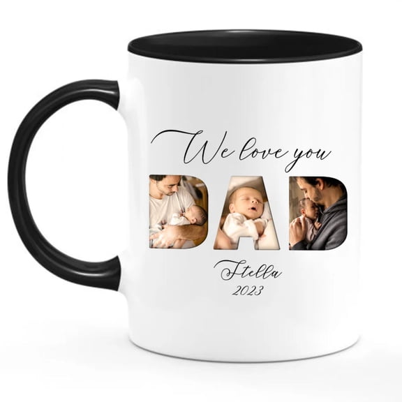 Father’S Day Gifts For New Dads Mug Custom Photo For Dad, Bekilab, 11oz 15oz Mug