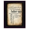 thumbnail image 1 of TrendyDecor4U Father Says By Susan Boyle Printed Wall Art SB196-712, 1 of 3