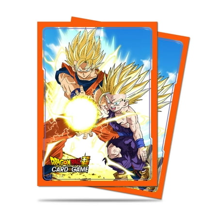 Father-Son Kamehameha Standard Deck Protector Sleeves (65ct) for Dragon Ball Super