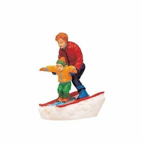 Father Son Skiing