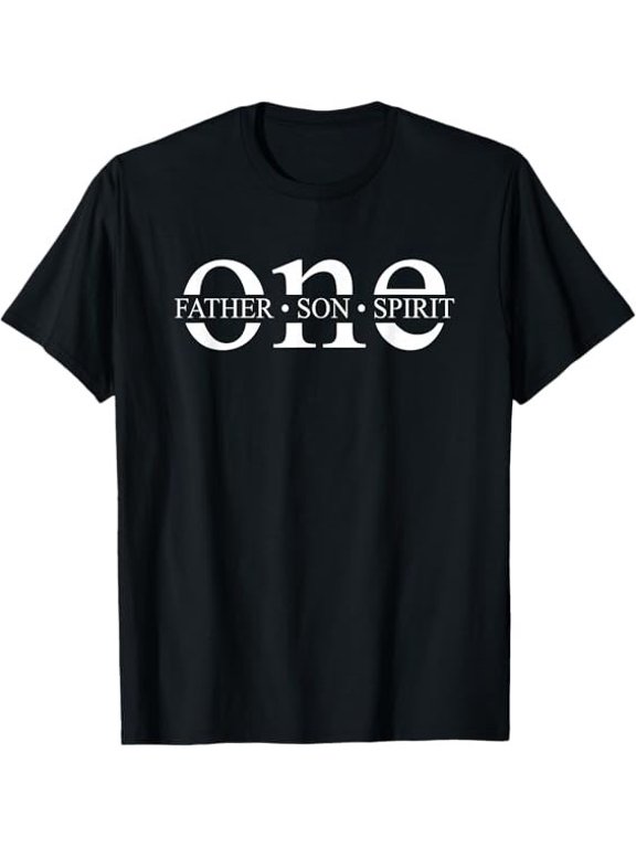 Father Son Spirit One God Holy Trinity Christian T-Shirt