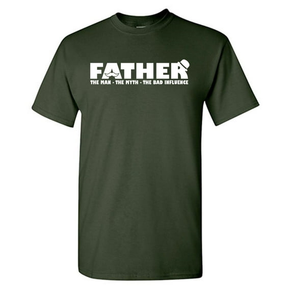 Father The Man Sarcastic Humor Graphic Tees Gift For Mens Novelty Funny T Shirt