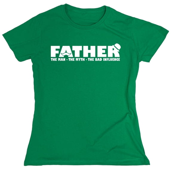 Father The Man Sarcastic Humor Novelty Funny Women's Casual Tees