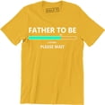 thumbnail image 1 of Father To Be Printed Expecting Baby Loading Funny Gift Idea Mens Dad Top Tee Shirt, 1 of 4