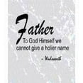 thumbnail image 1 of Father To God Himself We Cannot Give.. Living Room Home Decor Sticker Vinyl Wall Decal, 1 of 2