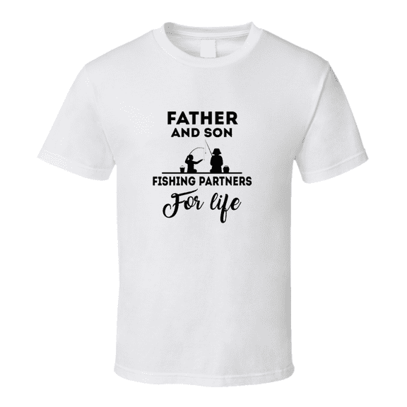 Father &amp; Son Fishing Partners T Shirt Cool Fishing Tee Makes A Great Fishing Gift T Shirt