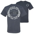thumbnail image 1 of Father and Daughter Best Friends for Life FRONT AND BACK Mens T-shirts , Vintage Heather Blue, Medium, 1 of 5