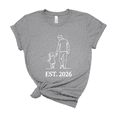 thumbnail image 1 of Father and Daughter Cotton T-Shirt - EST 2026 First Father's Day Gift Tee, 1 of 6