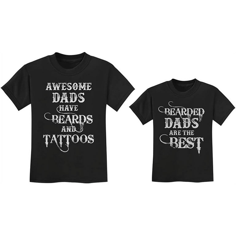 Dad Son Matching Shirts, Father Baby Shirts, Fathers Day Gift, Gift for Dad and Son, Funny Dad Gifts, Daddy and Me Match Black S | TeeMin