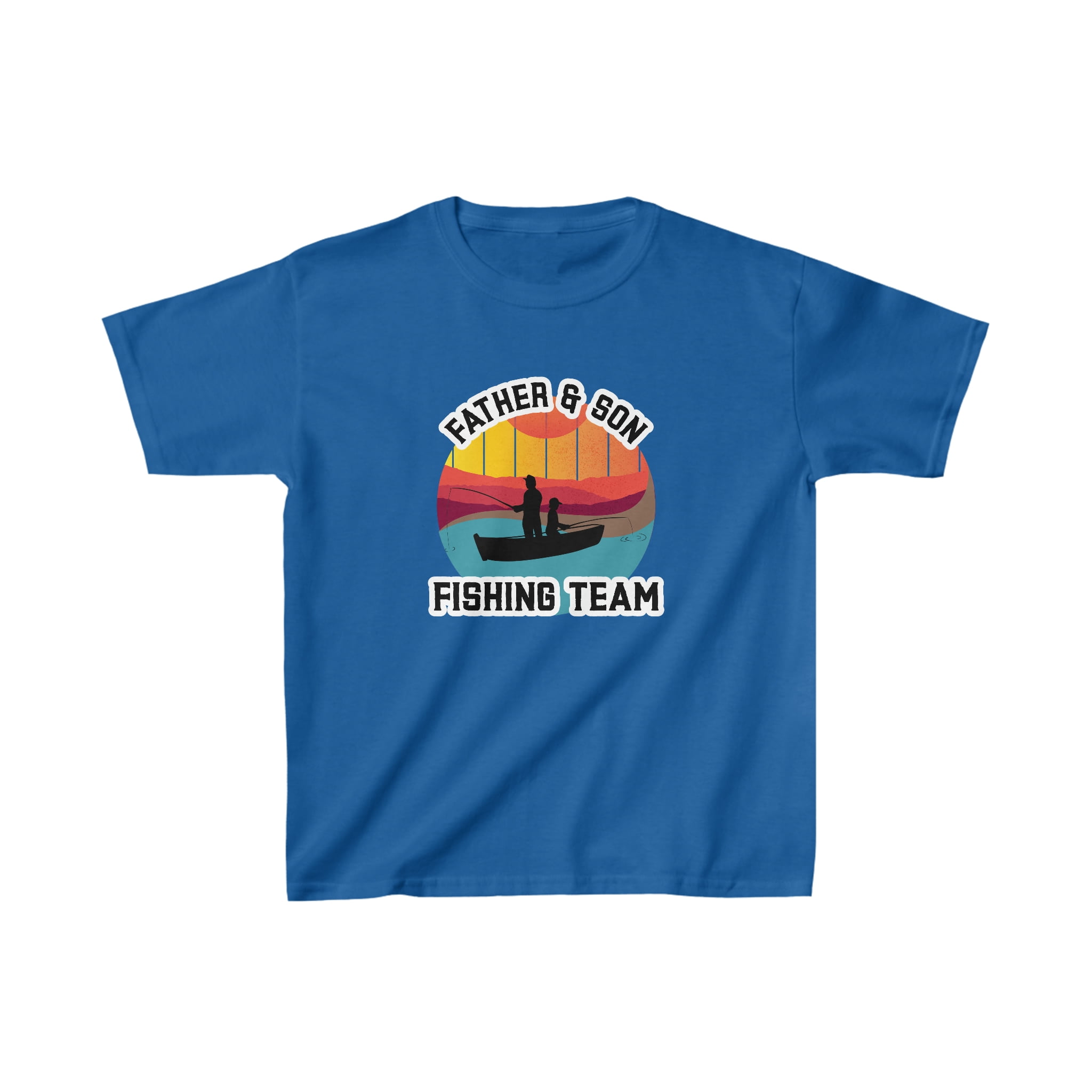 Father and Son Fishing Team Kids T-Shirt - Father's Day Gift! 