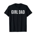 thumbnail image 1 of Father of Girls - Proud New Girl Dad - Fathers Day Gift Men Black T-Shirt, 1 of 5