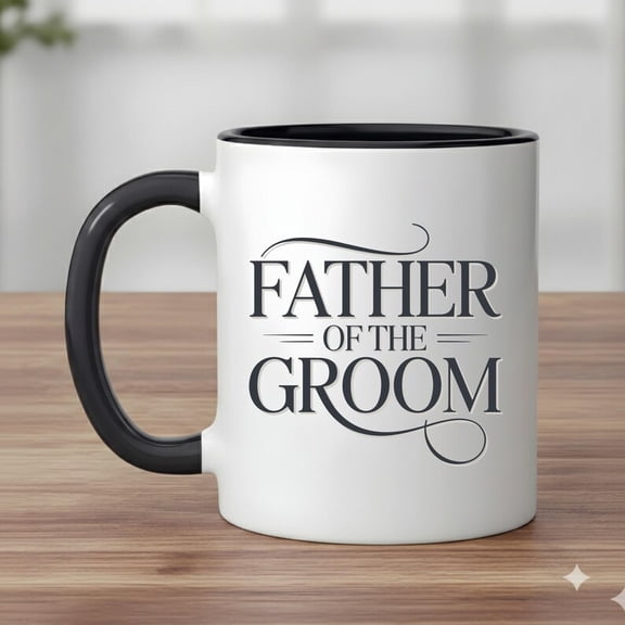 Father of the Groom Mug, Wedding Mugs, Father Gift, Groom Dad, Father's Day Mug, Wedding Party Favors