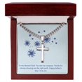 thumbnail image 1 of Father's Cross - Cuban Link Chain with Artisan Cross, 1 of 5