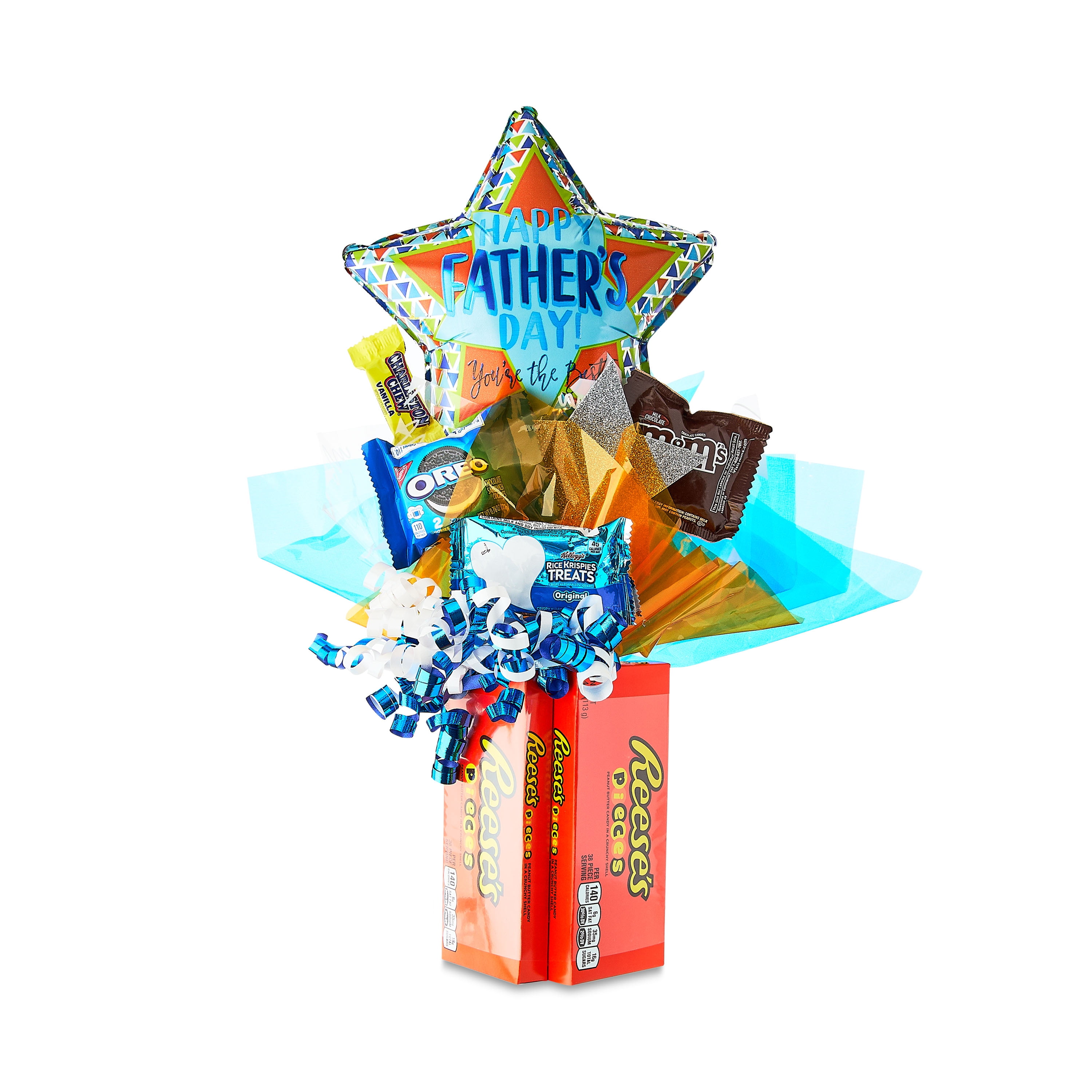 Father's Day All Edible Reese's Pieces Assortment Candy Gift Bouquet
