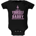 thumbnail image 1 of Father's Day Always Yourself Daddy Daughter Black Soft Baby One Piece - 3-6 months, 1 of 1