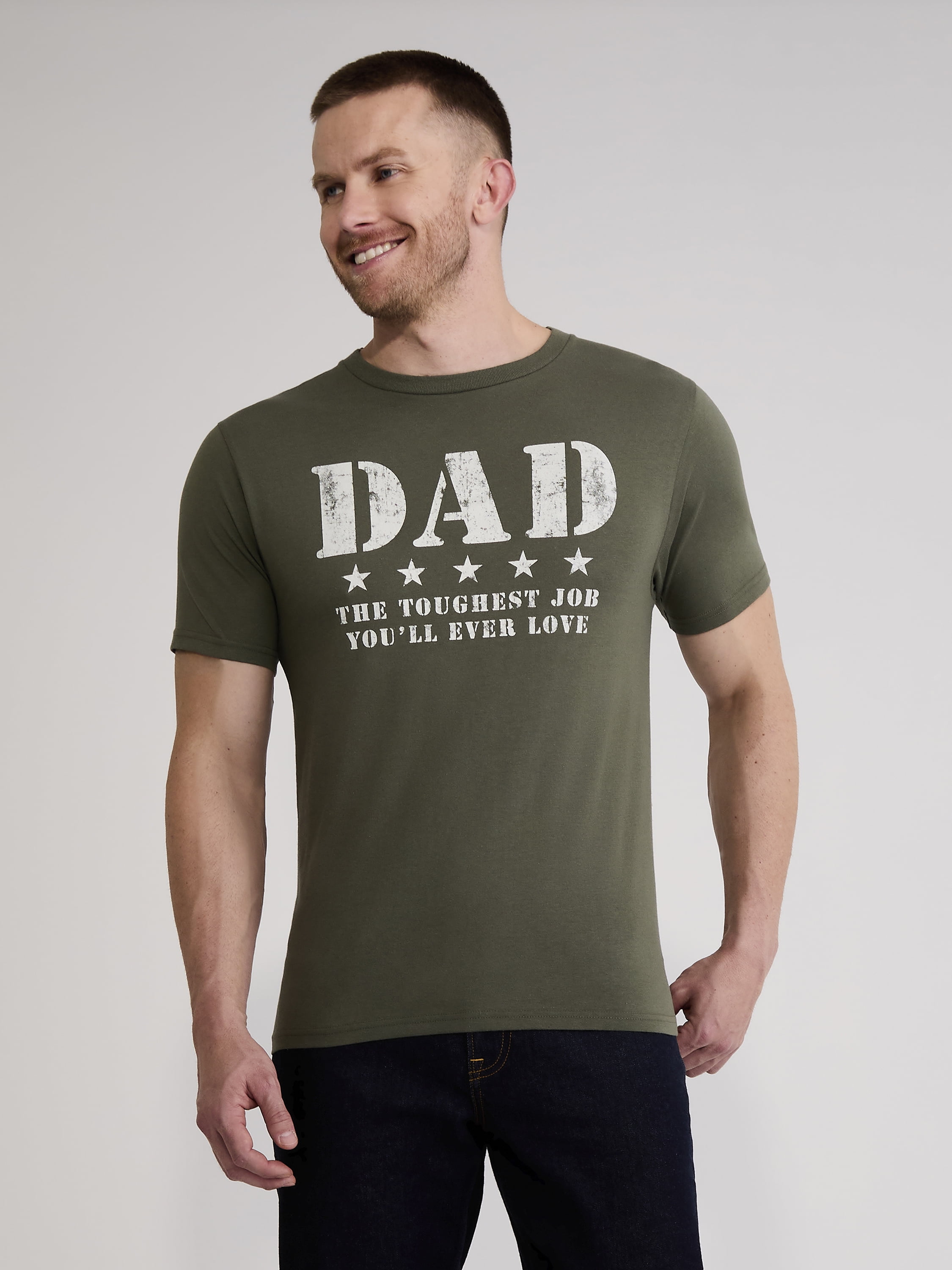Way To Celebrate Men's Army Ranger Dad Graphic Tee Shirt S-3XL Father's ...