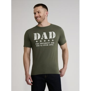 Father's Day Army Ranger Dad Men's and Big Men's Graphic Tee from Way to Celebrate, Sizes S-3XL