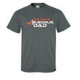 thumbnail image 1 of Father's Day Badass Bonus Dad Short Sleeve T-Shirt-Dark Heather-xxl, 1 of 4