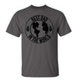 thumbnail image 1 of Father's Day Best DAD in The World Short Sleeve T-Shirt-Charcoal-Medium, 1 of 4