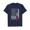 thumbnail image 1 of Father's Day Best Papa Ever with US American Flag T-Shirt Gift Dad Daddy Papa Birthday Christmas Fathers Day, 1 of 4