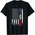 thumbnail image 1 of Father's Day Best Papa Ever with US American Flag T-Shirt, 1 of 2