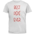 thumbnail image 1 of Father's Day Best Pepe Ever Mens T Shirt White LG, 1 of 1