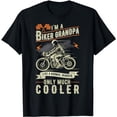 thumbnail image 1 of Father's Day Biker Grandpa Grandfather Motorcycle Biking T-Shirt, 1 of 5