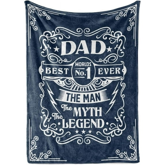 Father''s Day Birthday Gifts for Dad, to My Dad Gifts from Daughter Son, Best Dad Gifts Ideas Soft Throw Blanket 50*60, Dad Joke