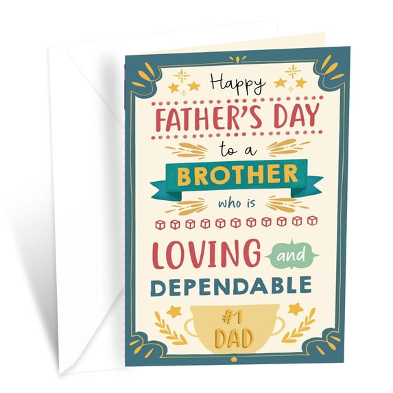 Prime Greetings Brother Father's Day Card