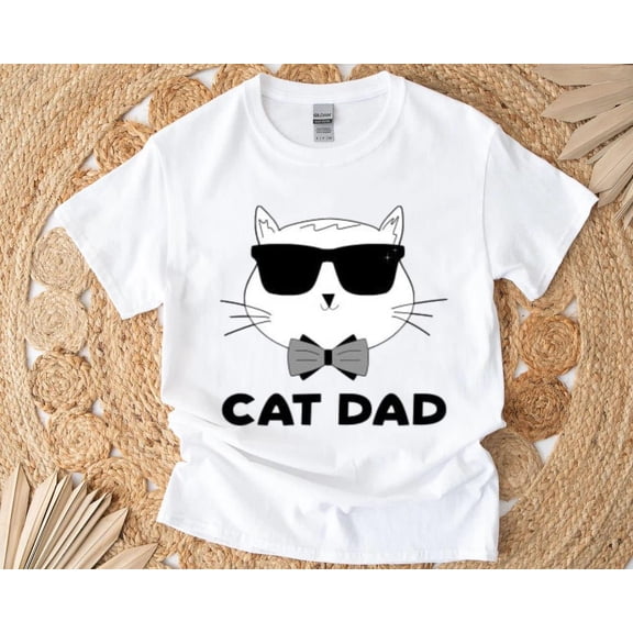 Father's Day Cat Daddy Best Cat Dad Ever Funny Pet Lover T-Shirt , Hoodie , Sweatshirt, for men & women, up to size 5XL.