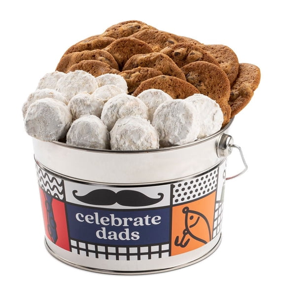 From You Flowers - Father's Day Crispy Cookies & Butter Pecan Meltaways Bucket